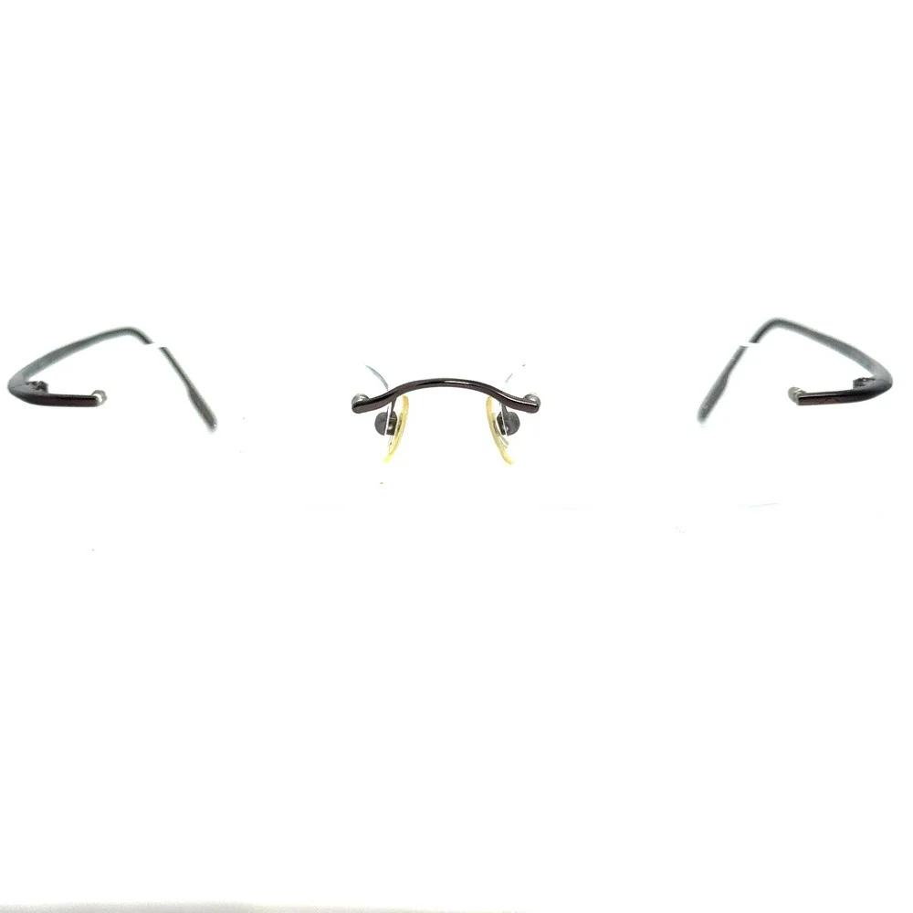 Nautica Eyeglasses Frames N7811 006‎ Titanium Brown Rimless 51-19-140 H17726